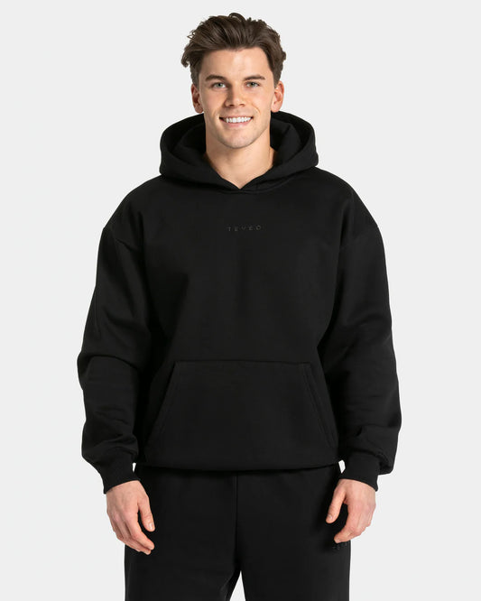 Felpa con cappuccio oversize RI’VAIV "Nero"
